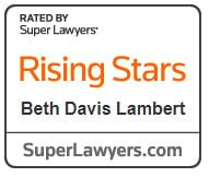 rated by super lawyers | rising stars | Beth davis lambert | super lawyers.com
